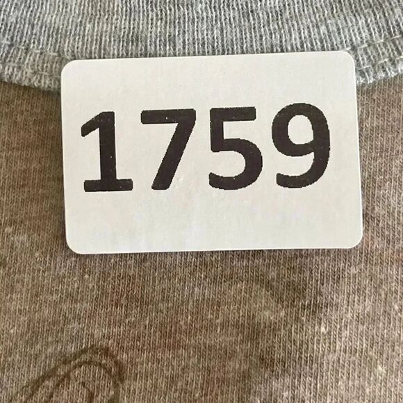 Disney Mickey Mouse Graphic Long Sleeves Tee Gray Tan Crewneck Soft SZ L # 1759 - Picture 12 of 13